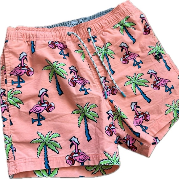 Party Pants Other - Party Pants Pink Mingo Swim Shorts Size M